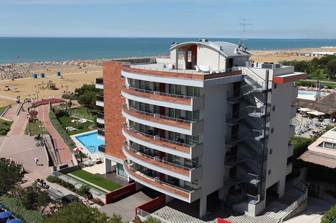 Residence Panorama Apart Hotel Bibione Eksteriør billede